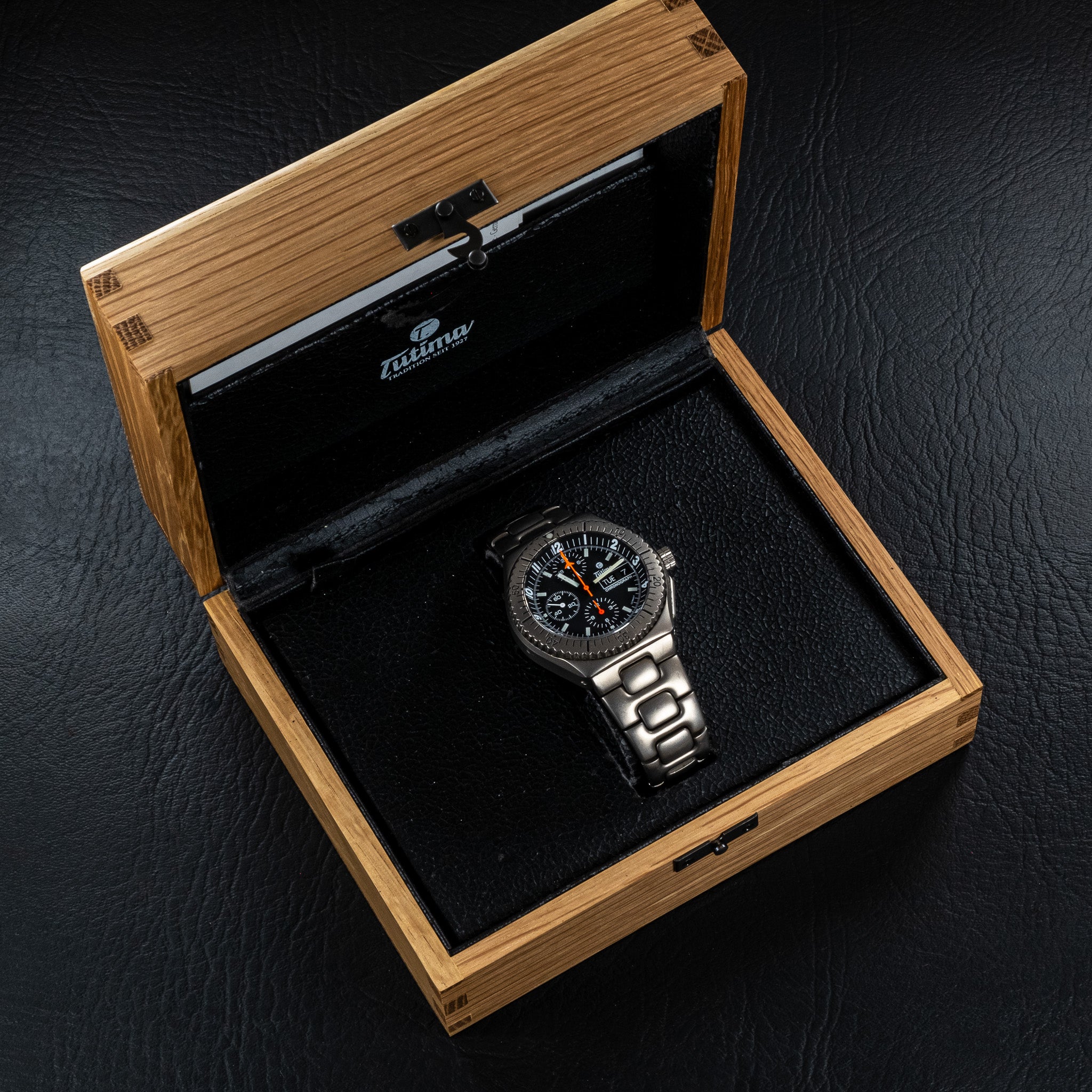 Tutima Military Air Force Chronograph - Full Set