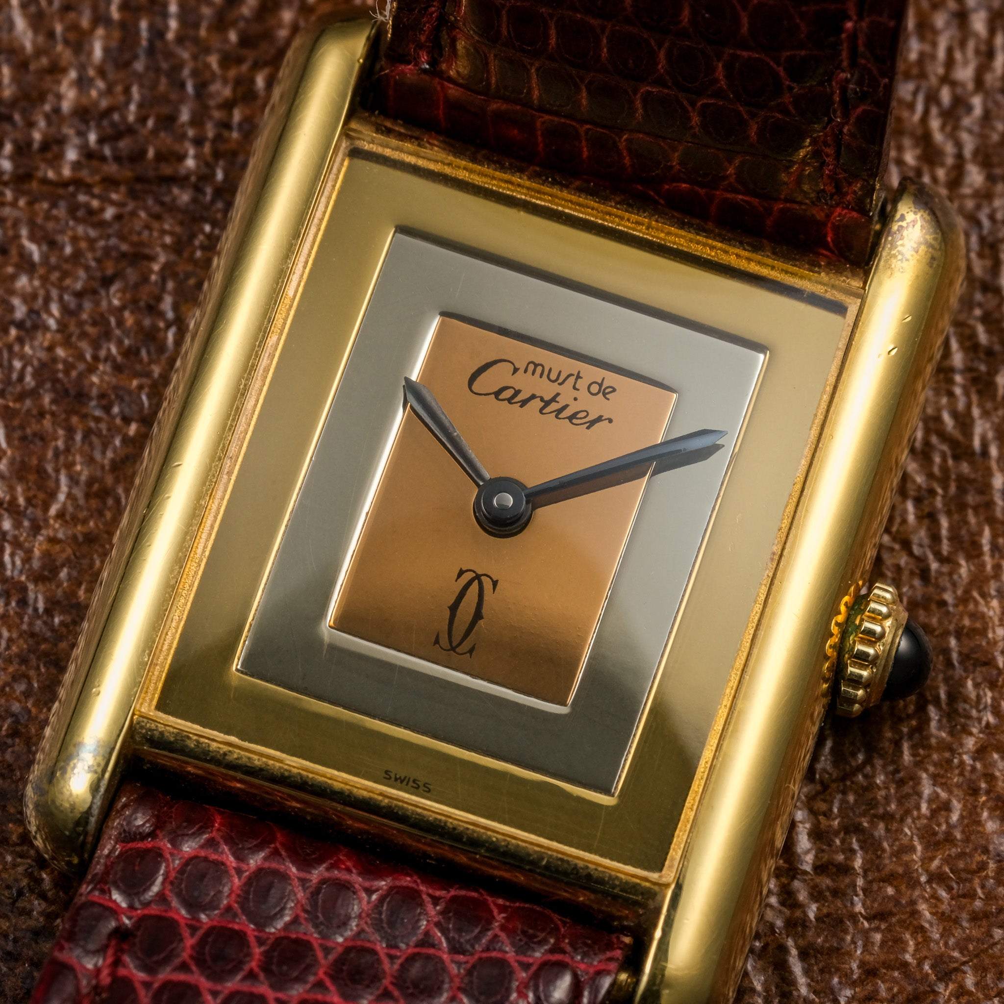 Must De Cartier Tank Trinity Mecanique