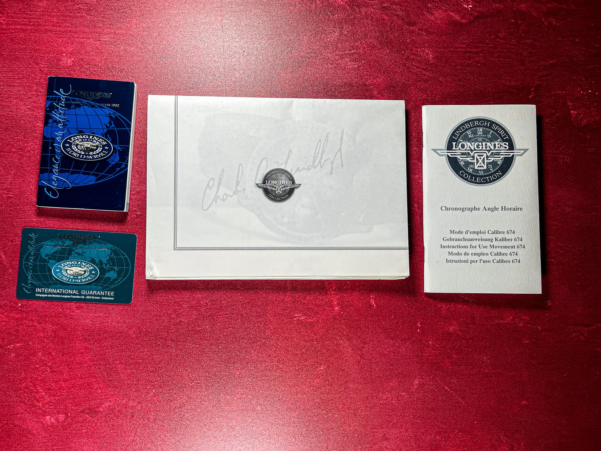 Longines Lindbergh Hour Angle Chronograph - Full set