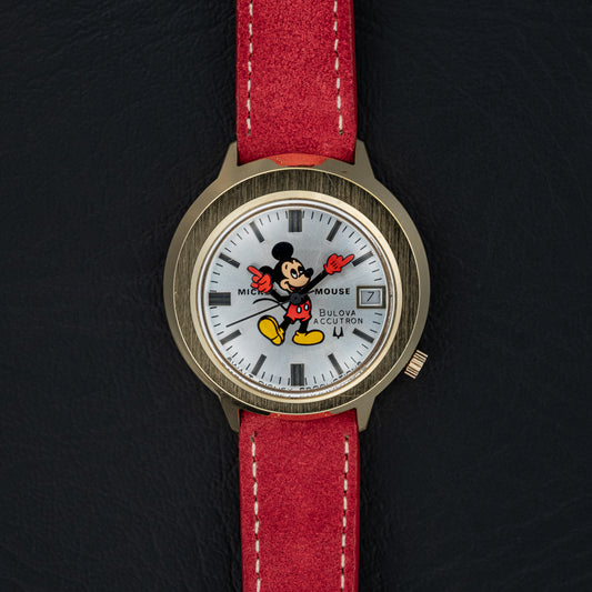 Bulova Accutron Calendar Mickey Mouse