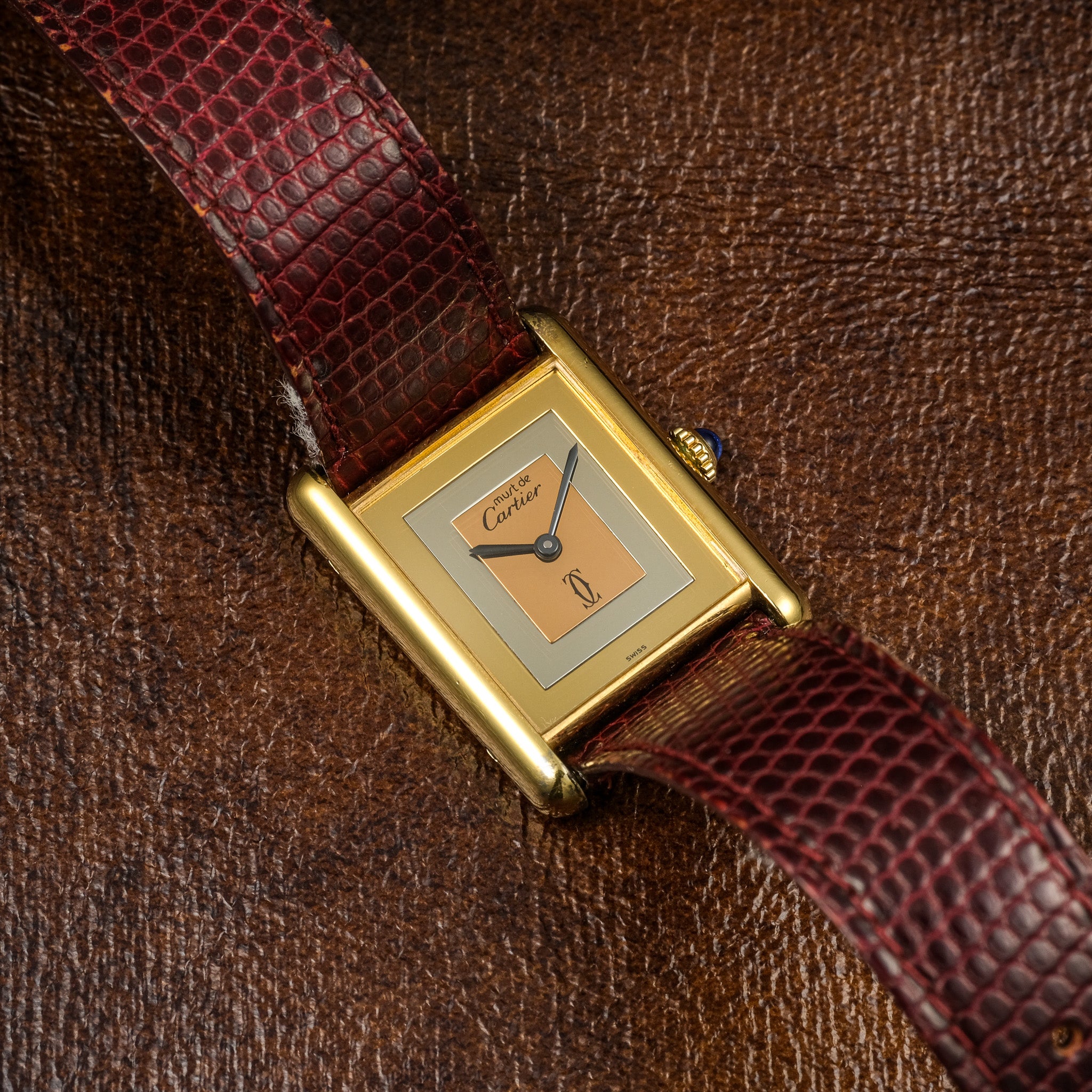 Must De Cartier Tank Trinity Mecanique