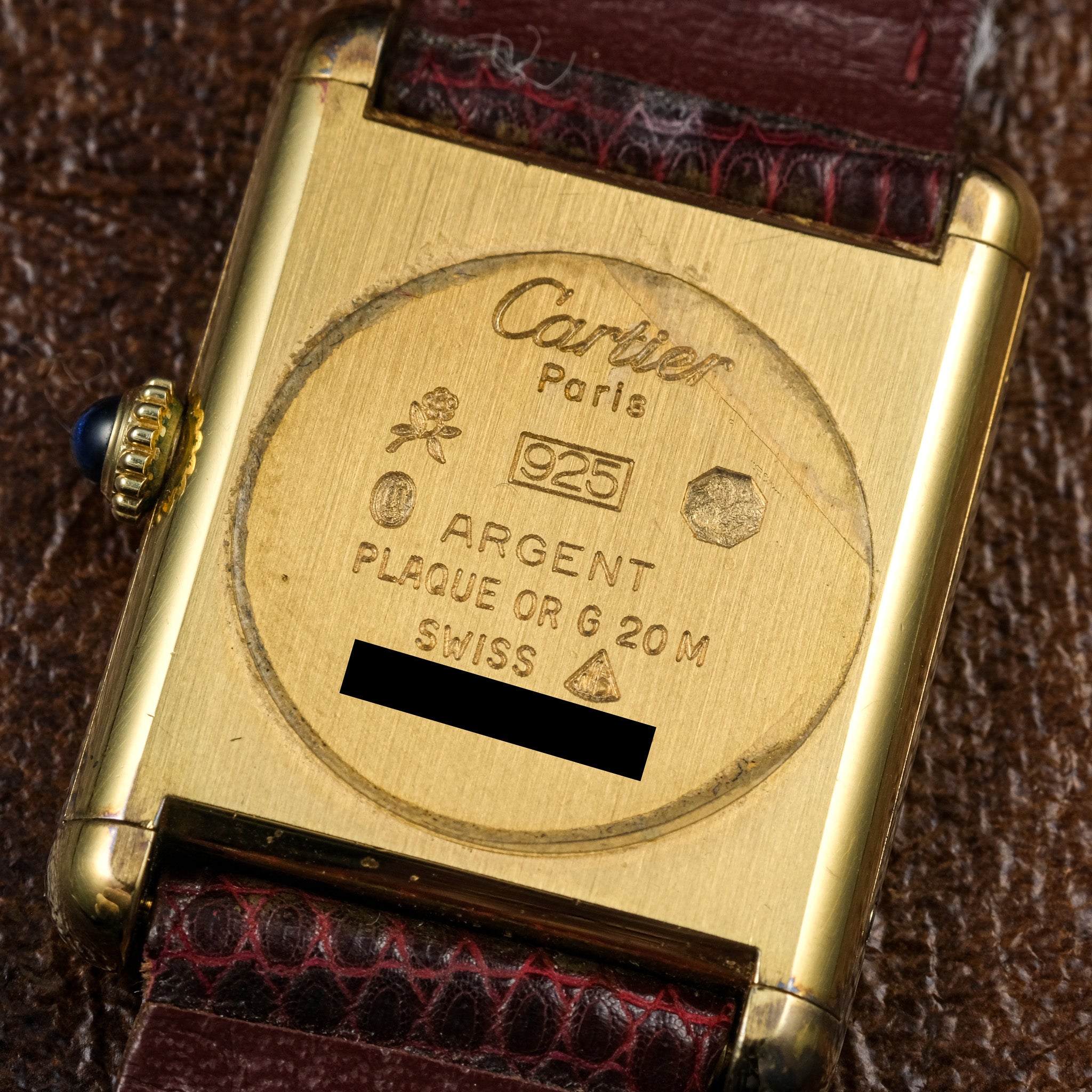 Must De Cartier Tank Trinity Mecanique